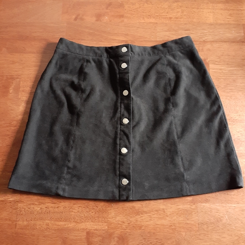 H&M Faux Suede Skirt